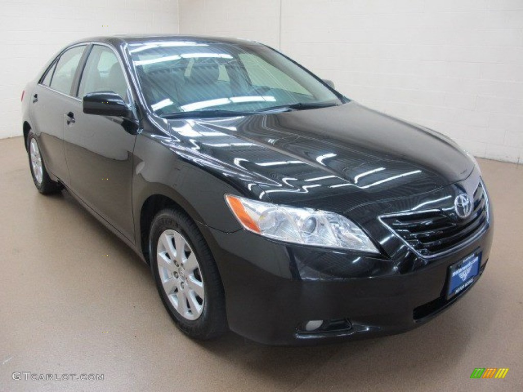 2007 Camry XLE V6 - Black / Ash photo #1
