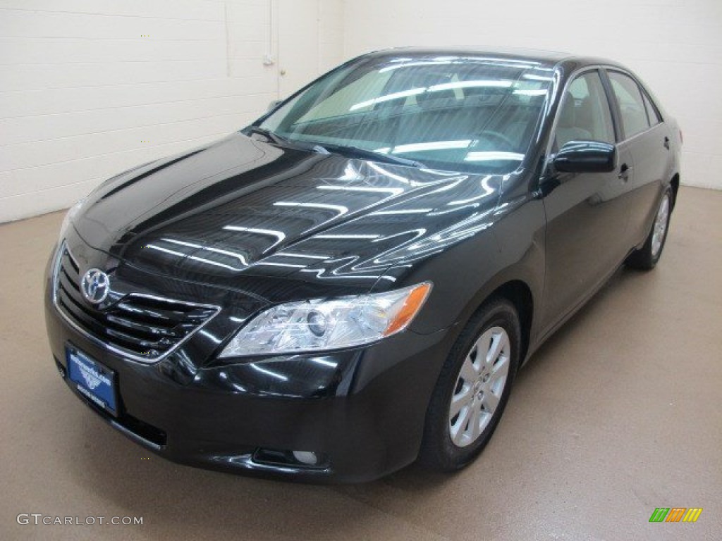 2007 Camry XLE V6 - Black / Ash photo #4