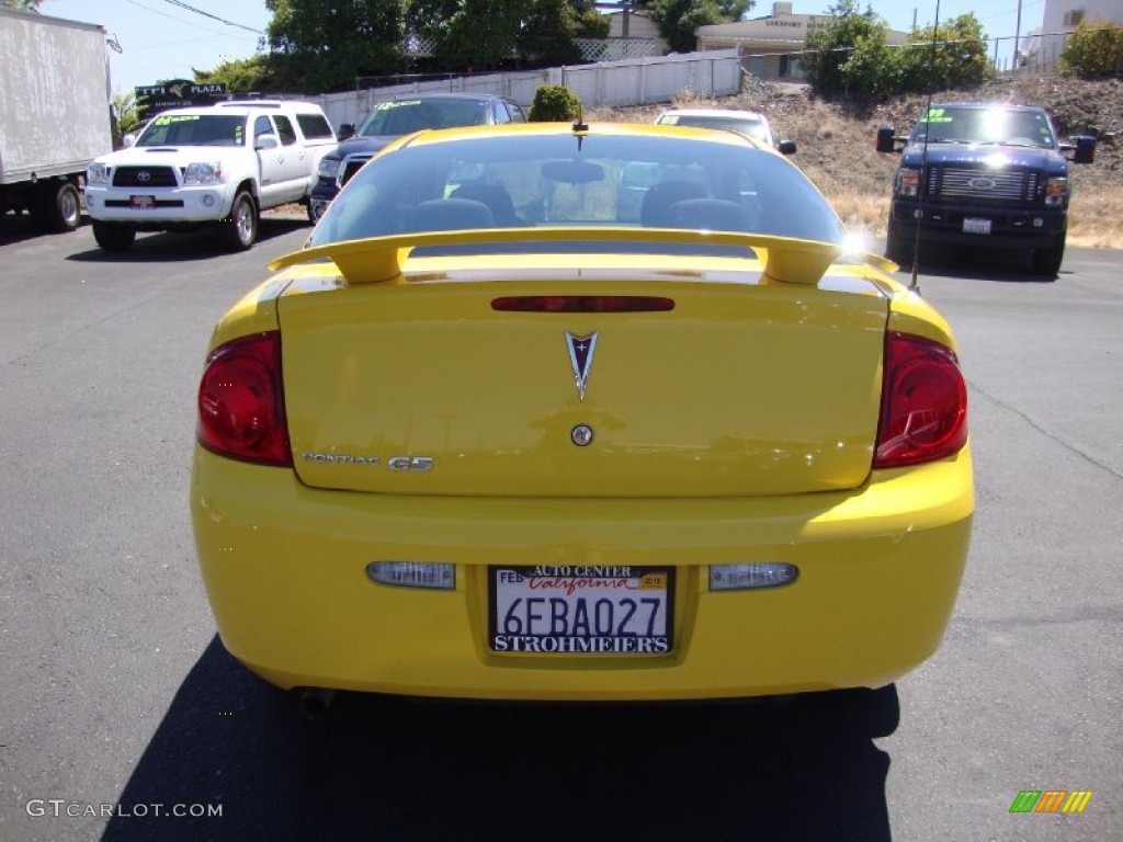 2009 G5  - Competition Yellow / Ebony photo #6