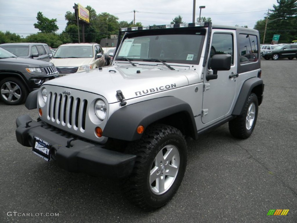 2009 Wrangler Rubicon 4x4 - Bright Silver Metallic / Dark Slate Gray/Medium Slate Gray photo #1