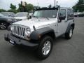 Bright Silver Metallic - Wrangler Rubicon 4x4 Photo No. 1