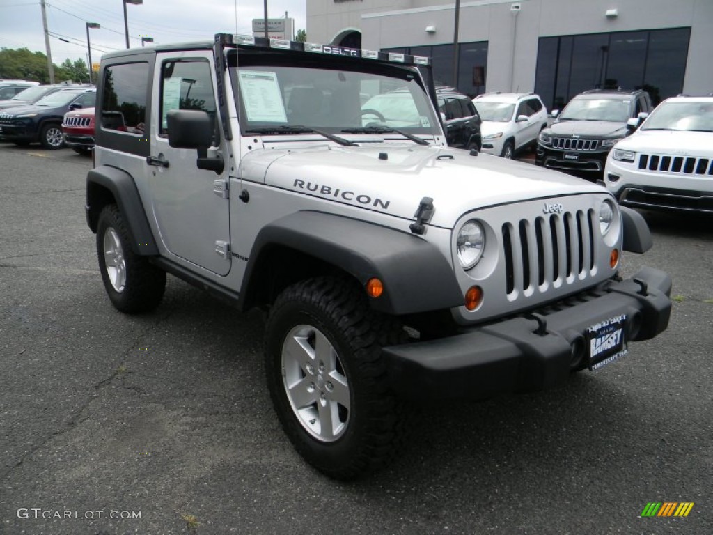 2009 Wrangler Rubicon 4x4 - Bright Silver Metallic / Dark Slate Gray/Medium Slate Gray photo #4