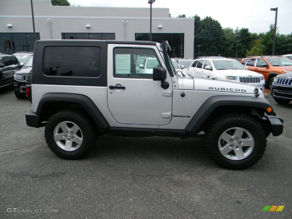 2009 Wrangler Rubicon 4x4 - Bright Silver Metallic / Dark Slate Gray/Medium Slate Gray photo #5