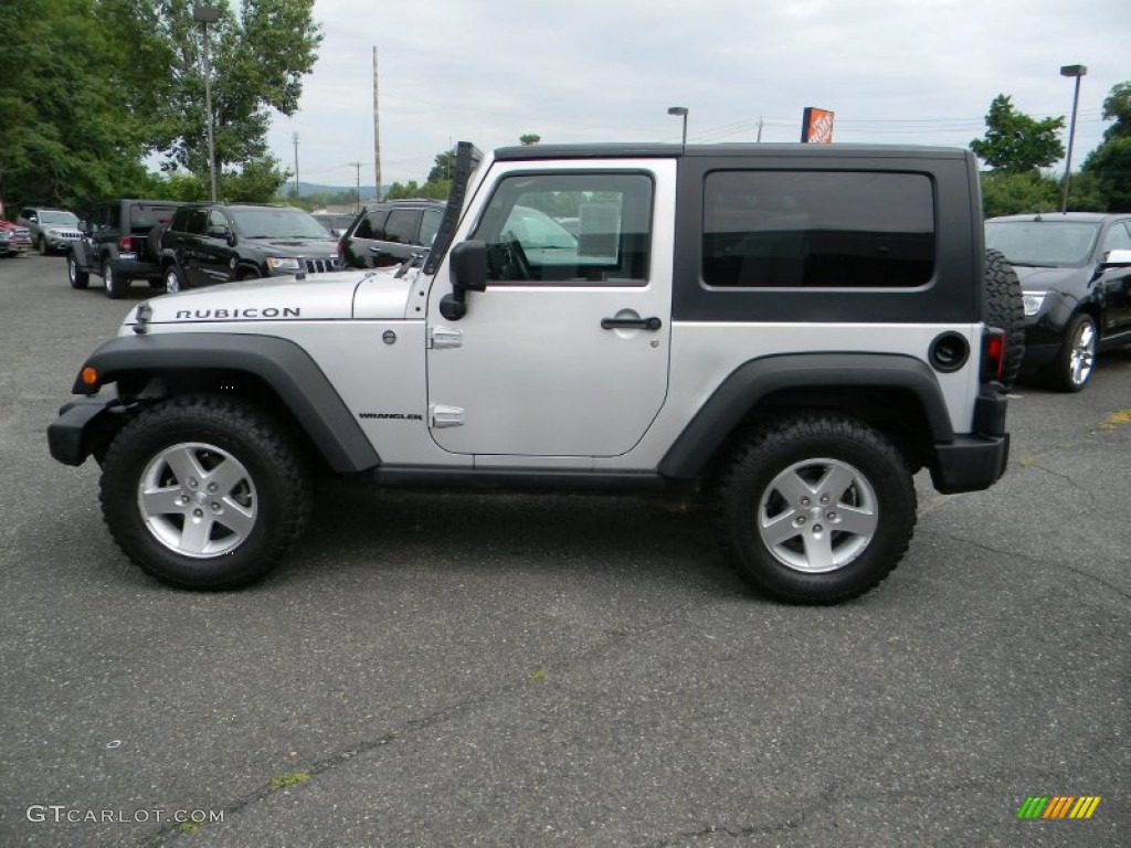 2009 Wrangler Rubicon 4x4 - Bright Silver Metallic / Dark Slate Gray/Medium Slate Gray photo #10