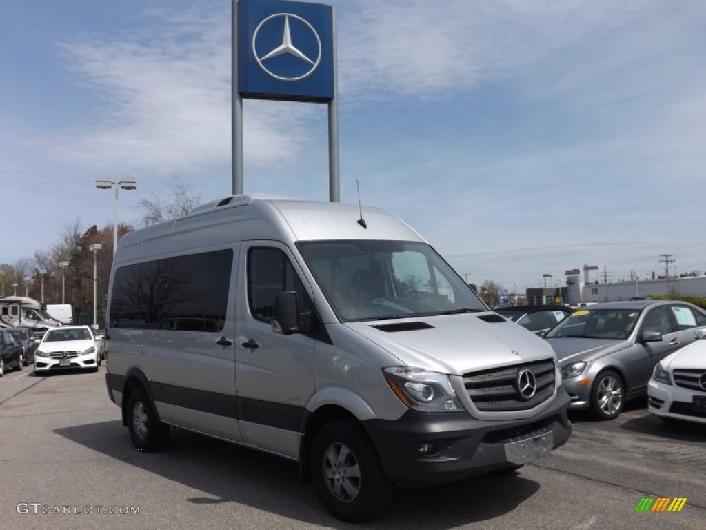 2014 Sprinter 2500 High Roof Passenger Van - Brilliant Blue / Tunja Black photo #1