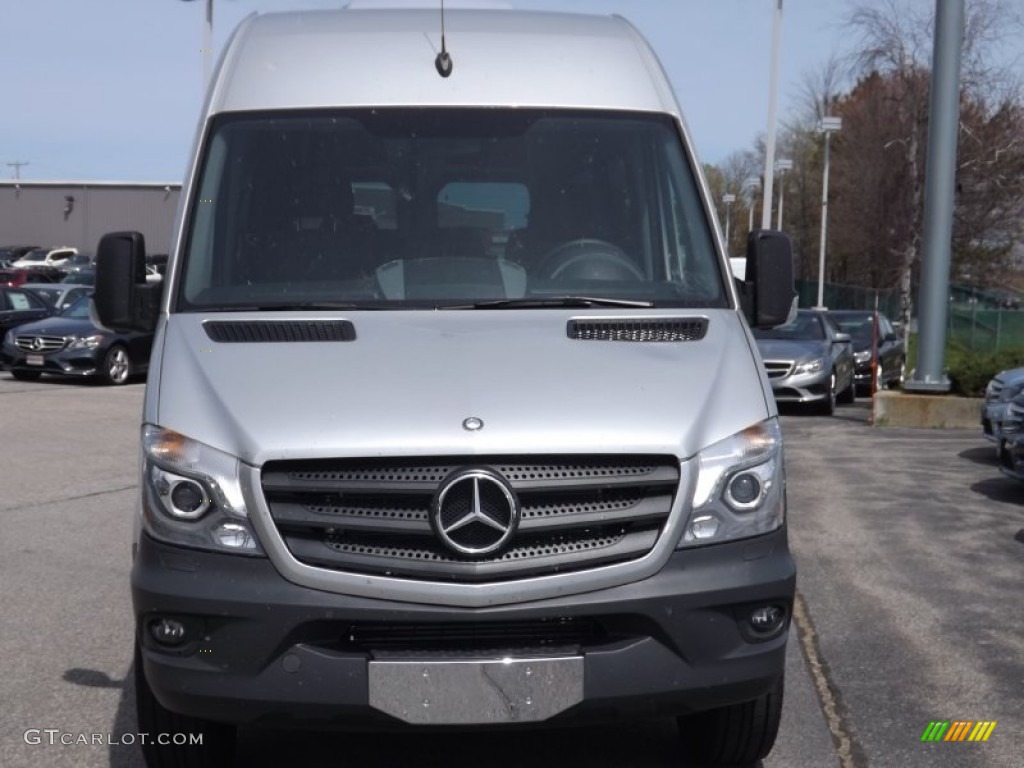 2014 Sprinter 2500 High Roof Passenger Van - Brilliant Blue / Tunja Black photo #2