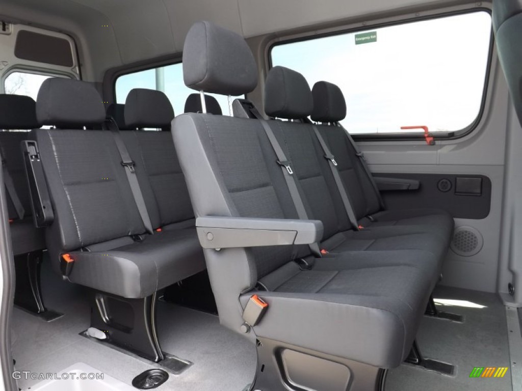 2014 Sprinter 2500 High Roof Passenger Van - Brilliant Blue / Tunja Black photo #7