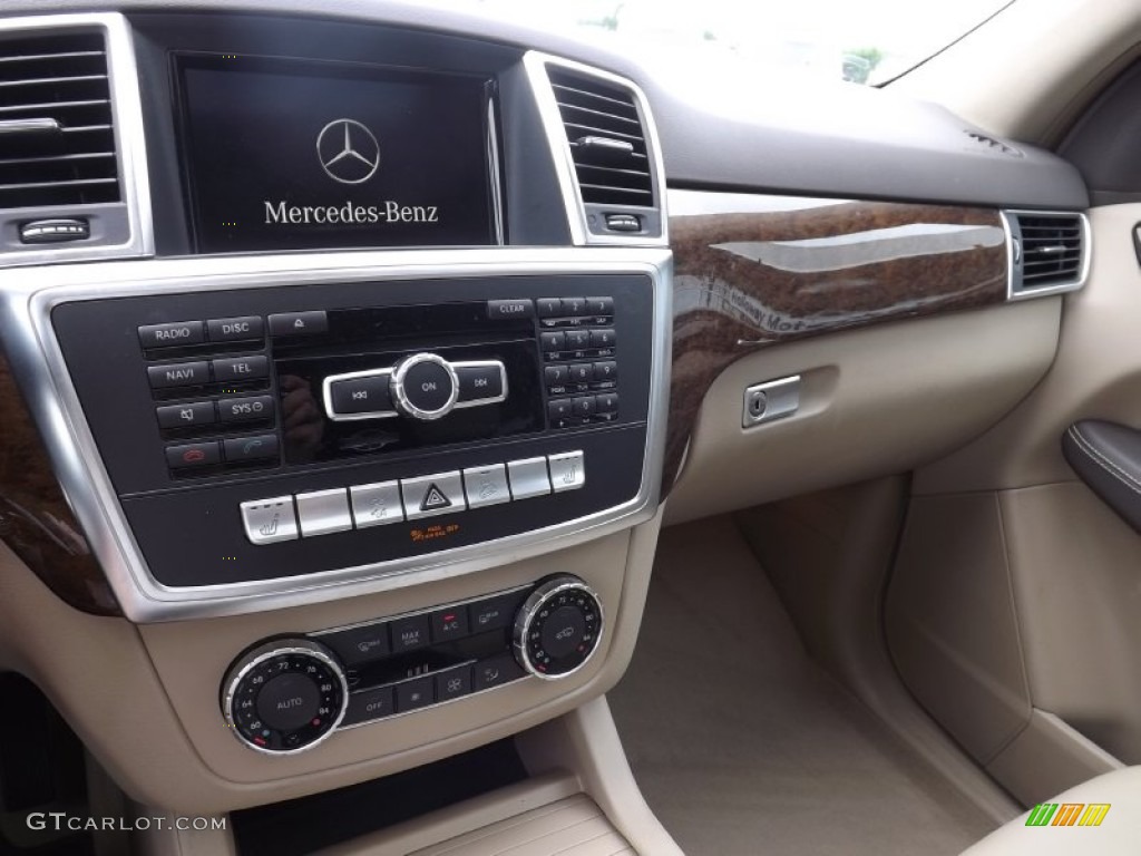 2012 Mercedes-Benz ML 350 4Matic Almond Beige Dashboard Photo #96010407