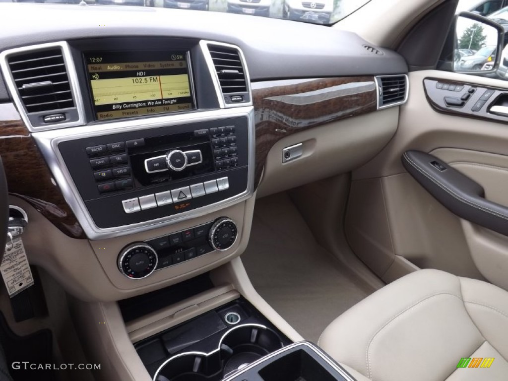 2012 Mercedes-Benz ML 350 4Matic Almond Beige Dashboard Photo #96010410