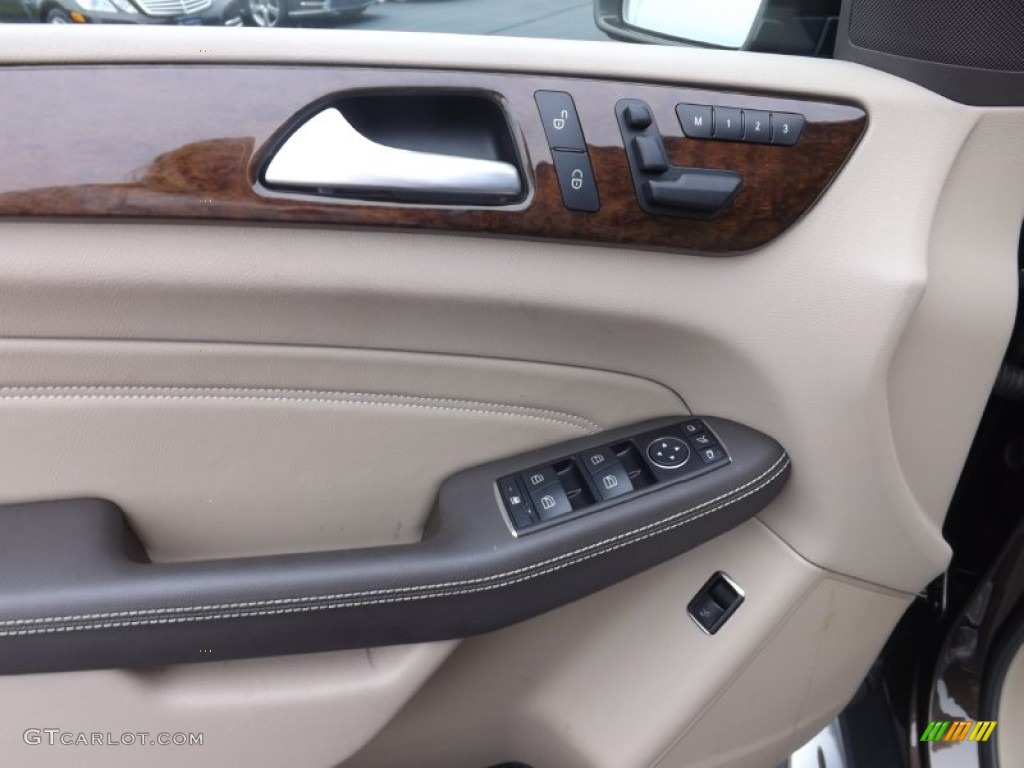 2012 Mercedes-Benz ML 350 4Matic Almond Beige Door Panel Photo #96010428