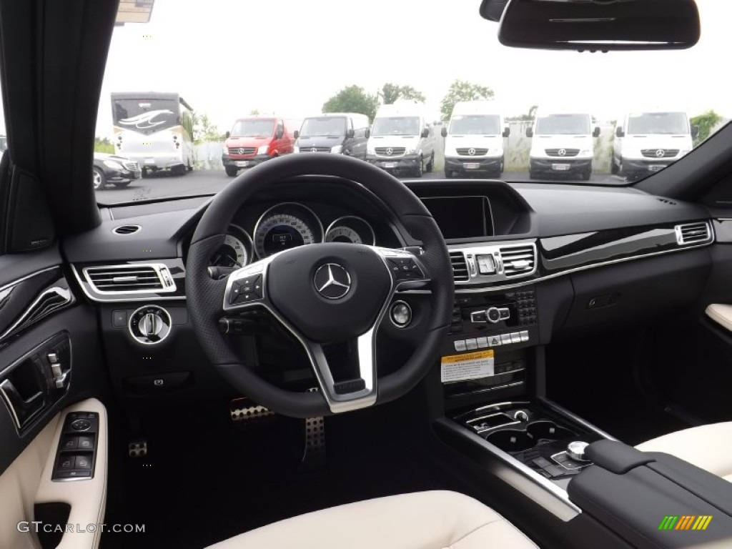 2014 E 350 4Matic Sport Sedan - Indigo Blue Metallic / Porcelain/Black photo #9