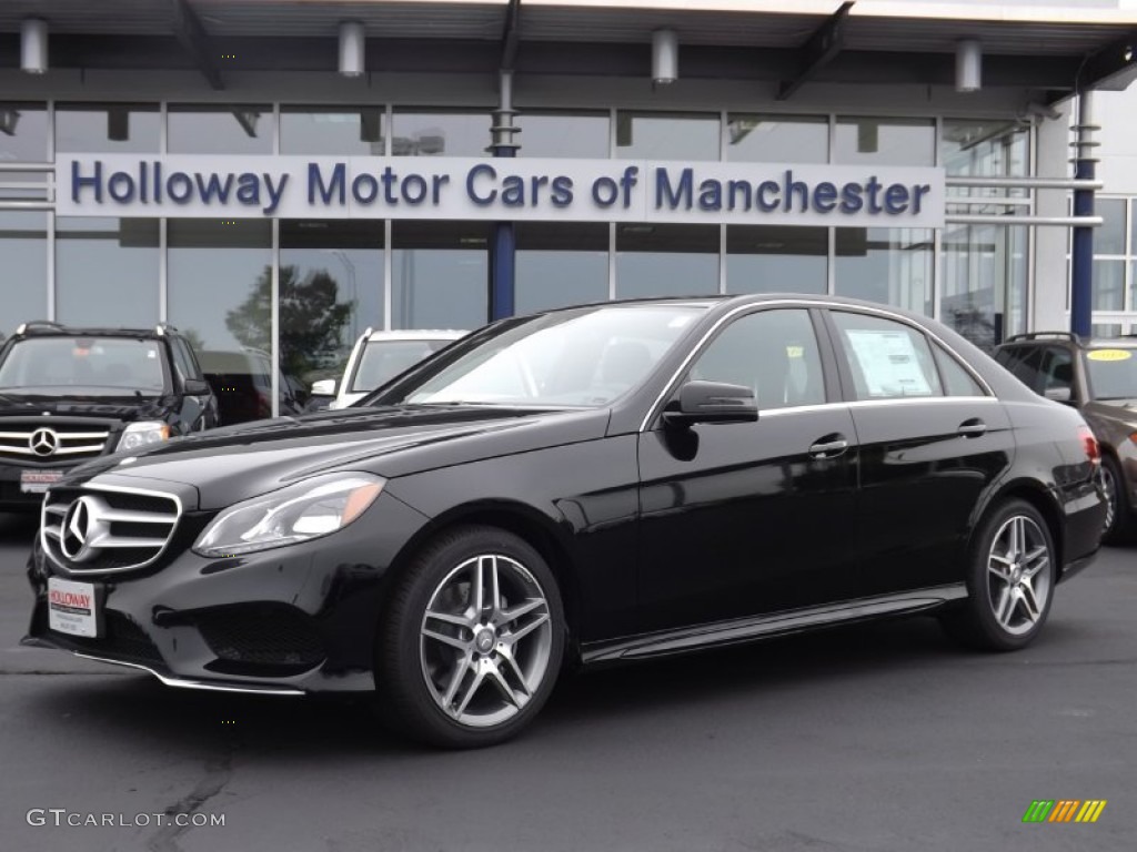 2014 E 350 4Matic Sport Sedan - Black / Black photo #1