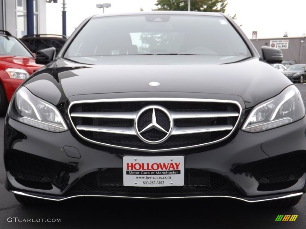 2014 E 350 4Matic Sport Sedan - Black / Black photo #2