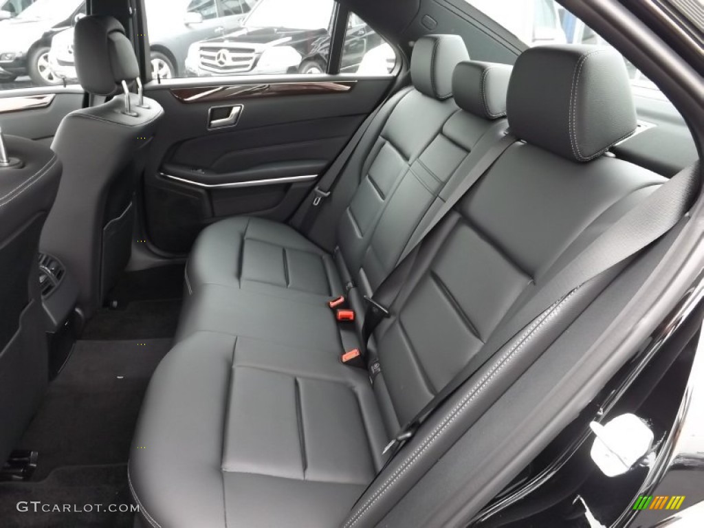 2014 E 350 4Matic Sport Sedan - Black / Black photo #7