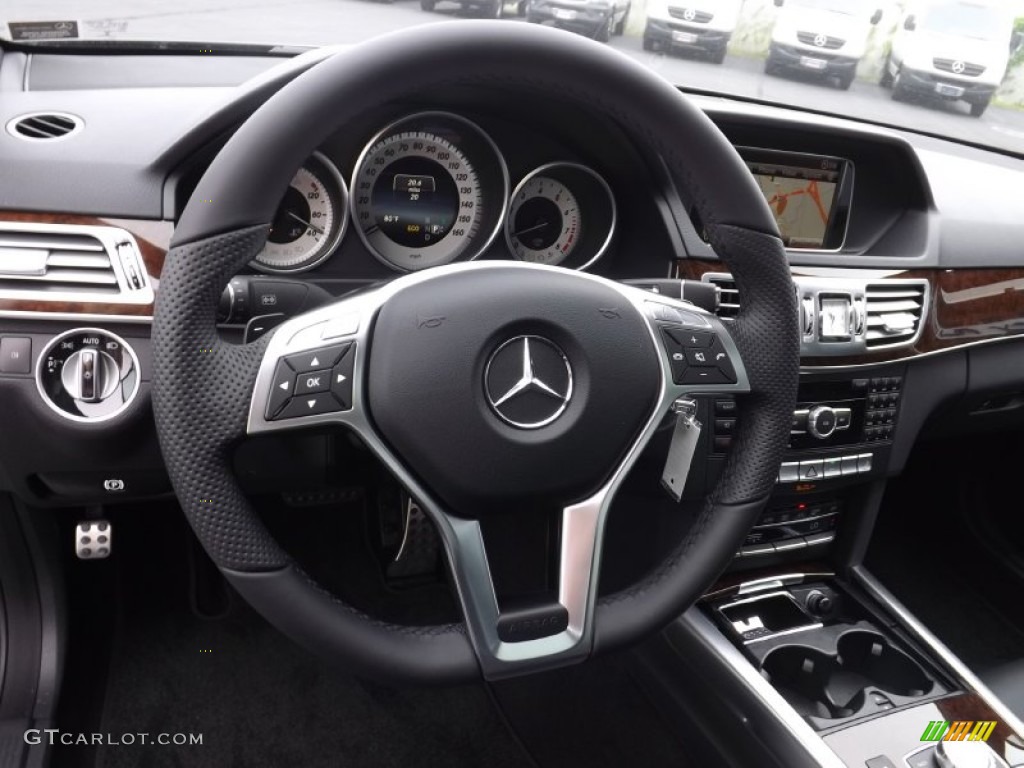 2014 E 350 4Matic Sport Sedan - Black / Black photo #15