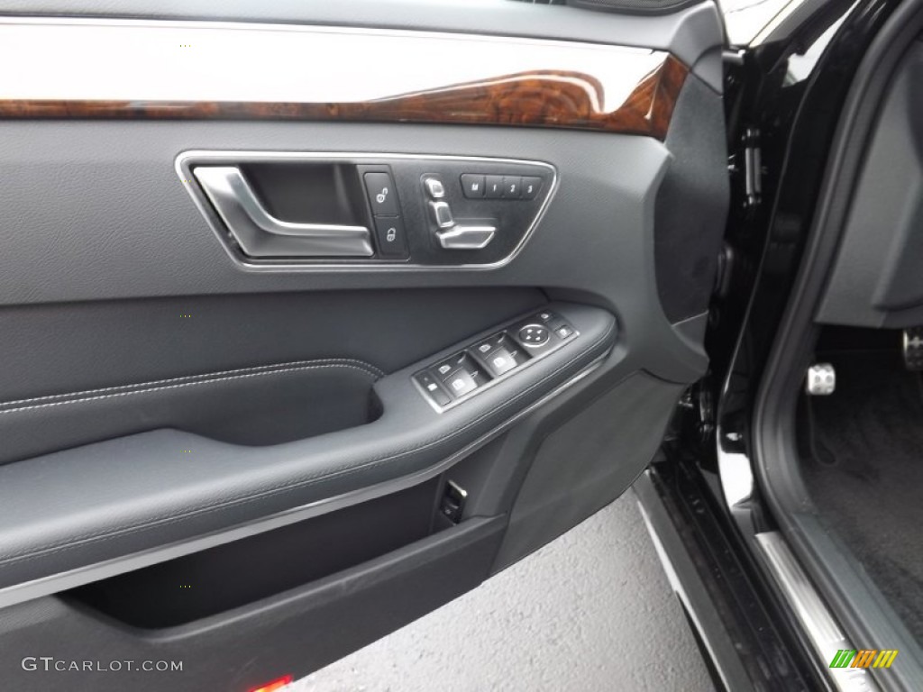 2014 E 350 4Matic Sport Sedan - Black / Black photo #16