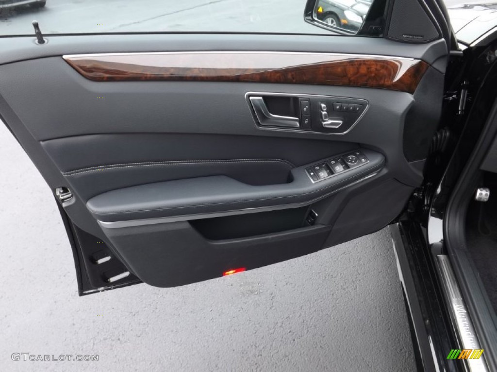 2014 E 350 4Matic Sport Sedan - Black / Black photo #17