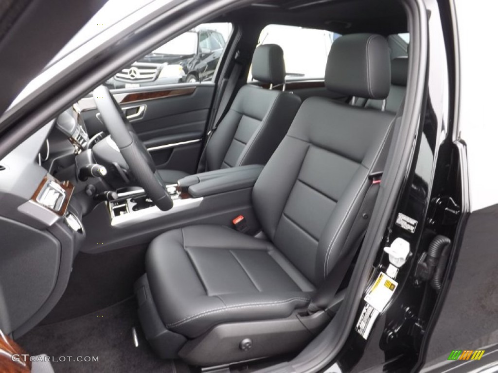2014 E 350 4Matic Sport Sedan - Black / Black photo #18
