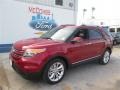 2015 Ruby Red Ford Explorer Limited  photo #3