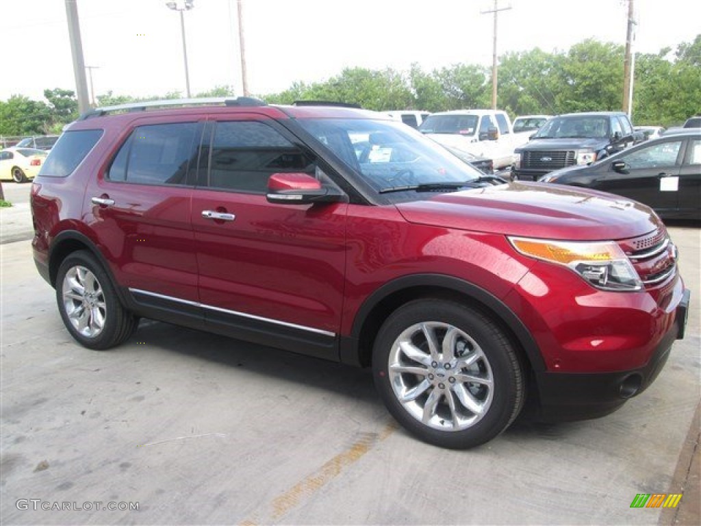 Ruby Red 2015 Ford Explorer Limited Exterior Photo #96011984