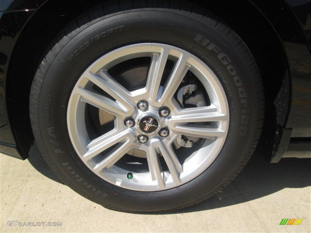 2014 Mustang V6 Coupe - Black / Charcoal Black photo #7