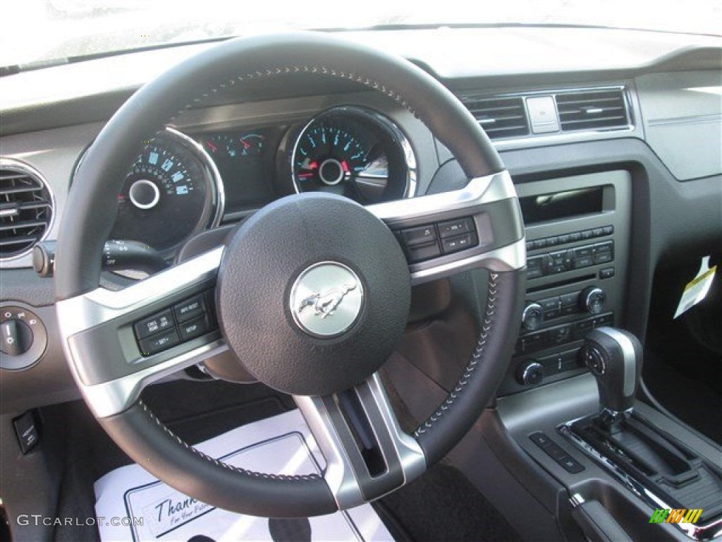 2014 Mustang V6 Coupe - Black / Charcoal Black photo #6