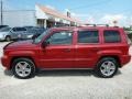 2007 Inferno Red Crystal Pearl Jeep Patriot Limited 4x4  photo #2