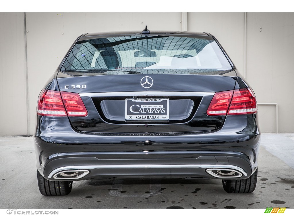 2014 E 350 Sport Sedan - Black / Black photo #3