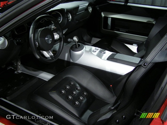Ebony Black Interior 2006 Ford GT Standard GT Model Photo #96014