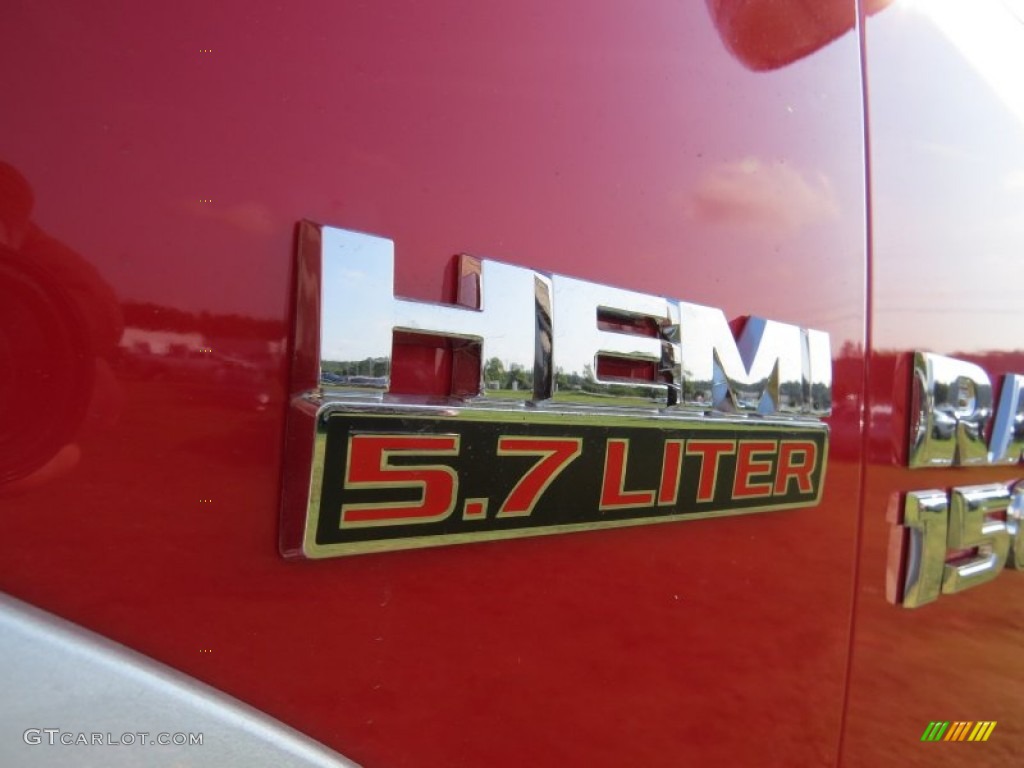 2014 1500 Laramie Crew Cab - Flame Red / Black photo #6