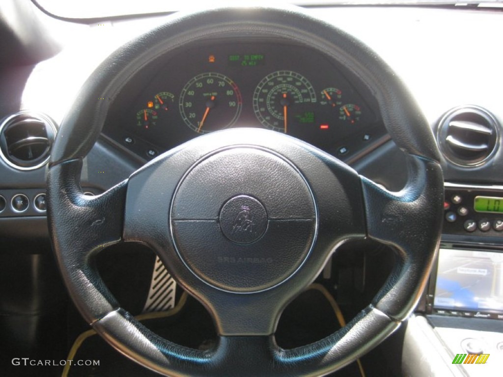 2003 Lamborghini Murcielago Coupe Black Steering Wheel Photo #96016236