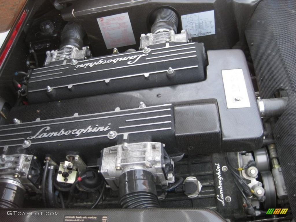2003 Lamborghini Murcielago Coupe 6.2 Liter DOHC 48-Valve VVT V12 Engine Photo #96016528
