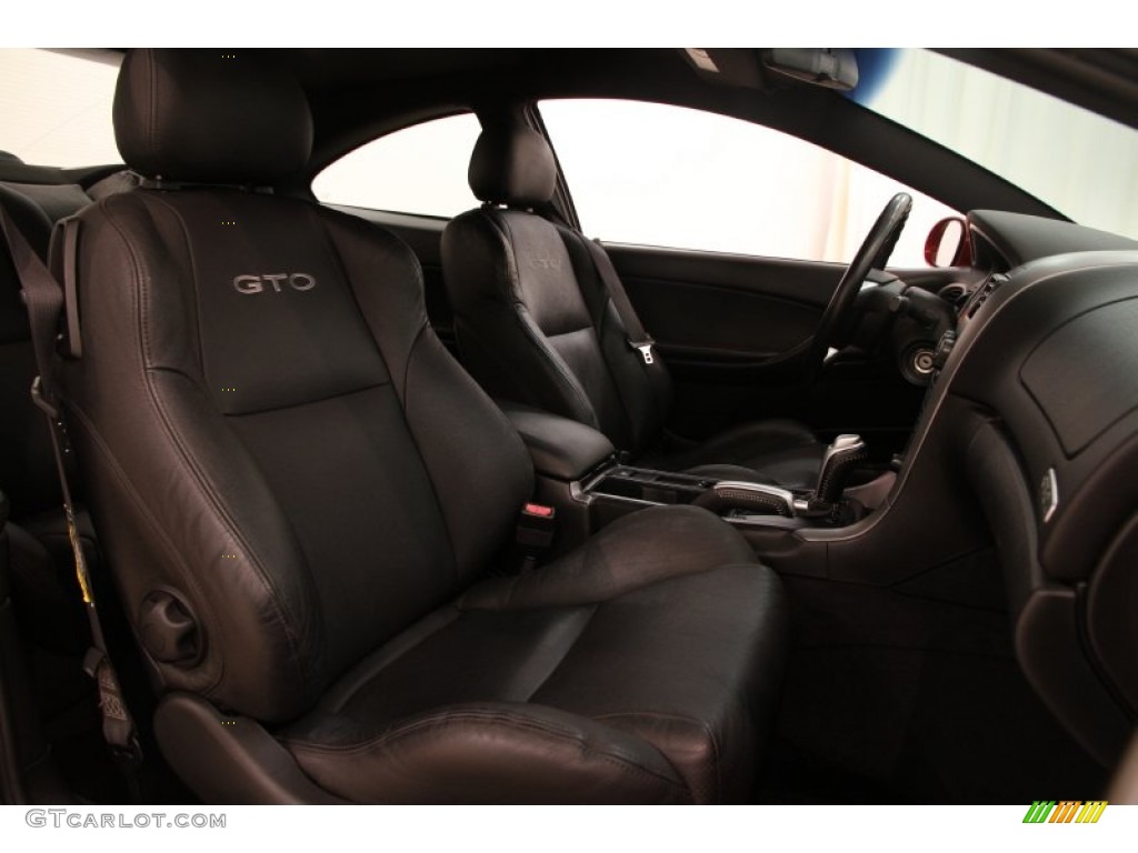 2006 GTO Coupe - Spice Red Metallic / Black photo #12