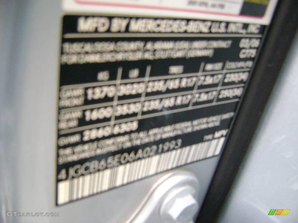 2006 R 350 4Matic - Iridium Silver Metallic / Black photo #22