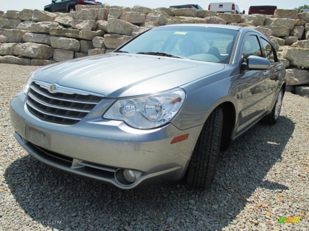 2008 Sebring Limited Sedan - Silver Steel Metallic / Dark Slate Gray/Light Slate Gray photo #2