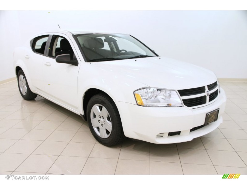 2010 Avenger SXT - Stone White / Dark Slate Gray photo #1