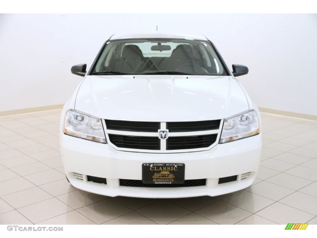 2010 Avenger SXT - Stone White / Dark Slate Gray photo #2