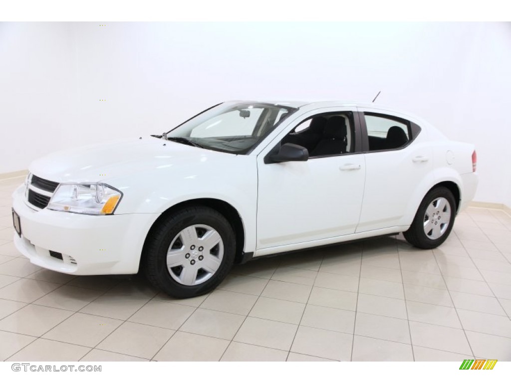 2010 Avenger SXT - Stone White / Dark Slate Gray photo #3