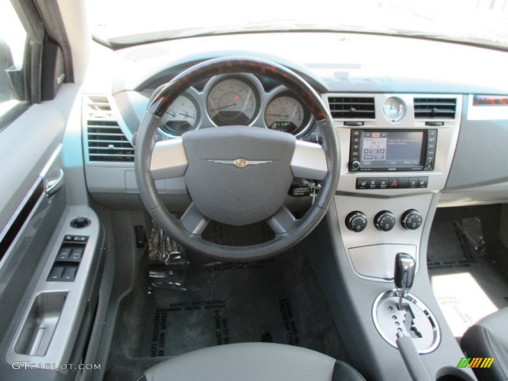 2008 Sebring Limited Sedan - Silver Steel Metallic / Dark Slate Gray/Light Slate Gray photo #24