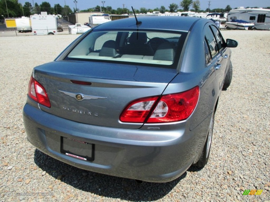 2008 Sebring Limited Sedan - Silver Steel Metallic / Dark Slate Gray/Light Slate Gray photo #27