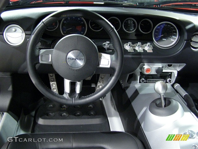 2006 Ford GT Standard GT Model Ebony Black Dashboard Photo #96020
