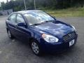 2009 Dark Sapphire Blue Hyundai Accent GLS 4 Door  photo #3