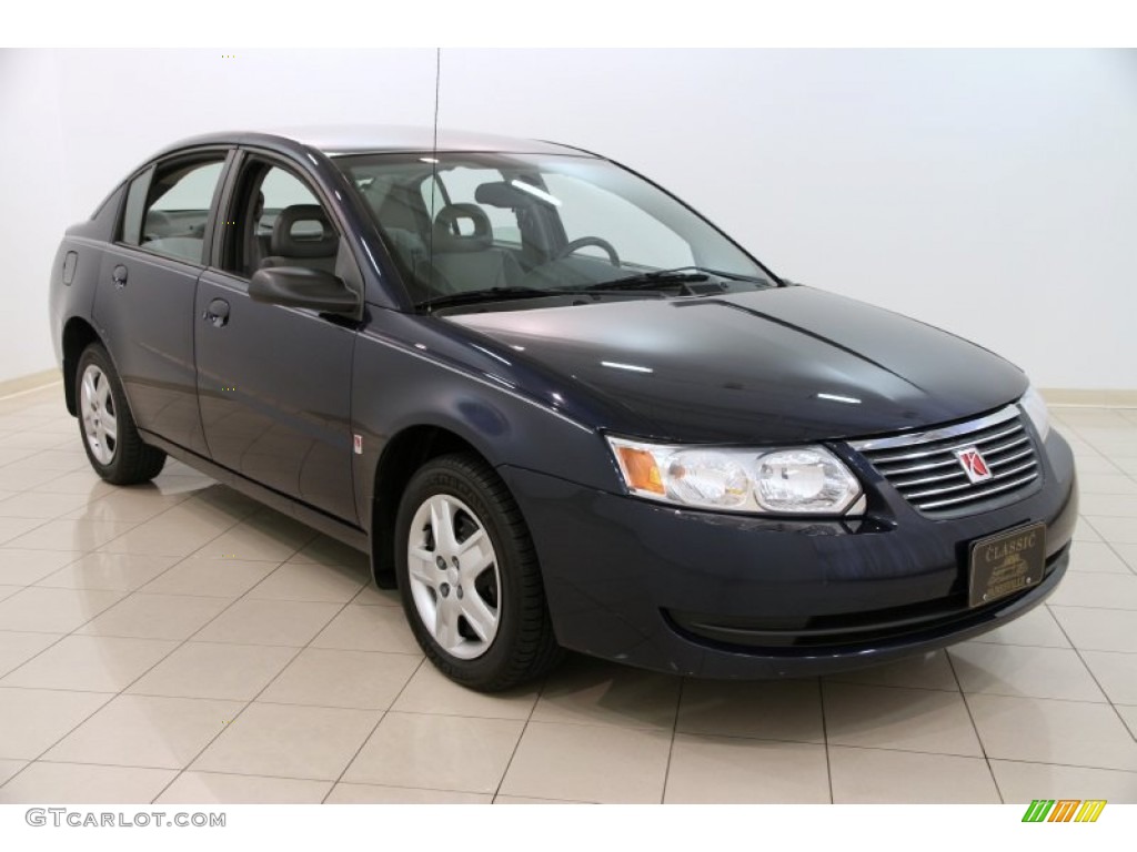 2007 ION 2 Sedan - Deep Blue / Gray photo #1