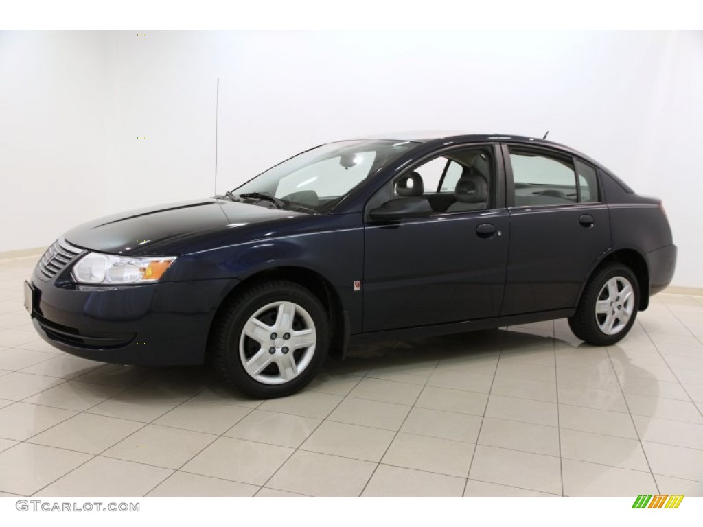 2007 ION 2 Sedan - Deep Blue / Gray photo #3
