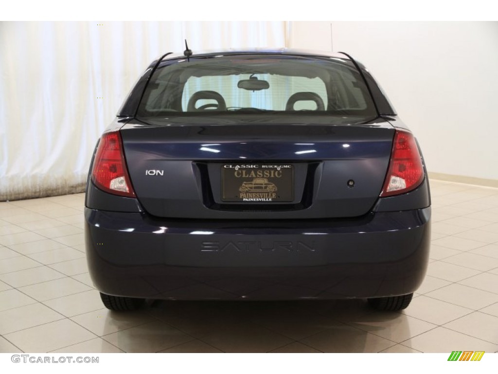 2007 ION 2 Sedan - Deep Blue / Gray photo #14