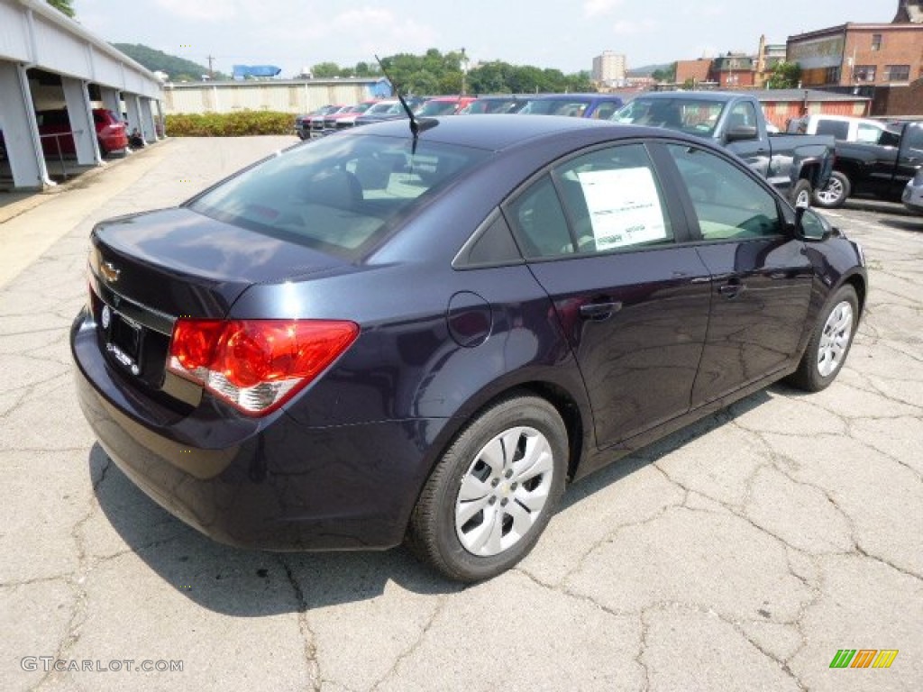 2014 Cruze LS - Blue Ray Metallic / Jet Black/Medium Titanium photo #8