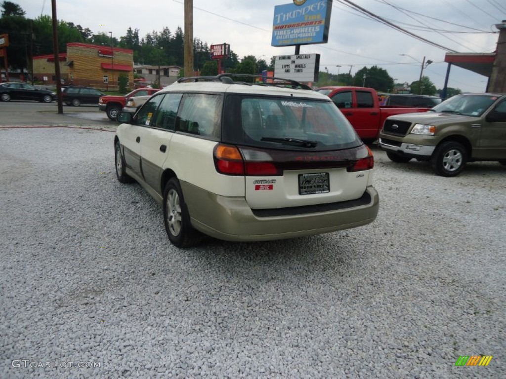 2004 Outback Wagon - White Frost Pearl / Beige photo #6