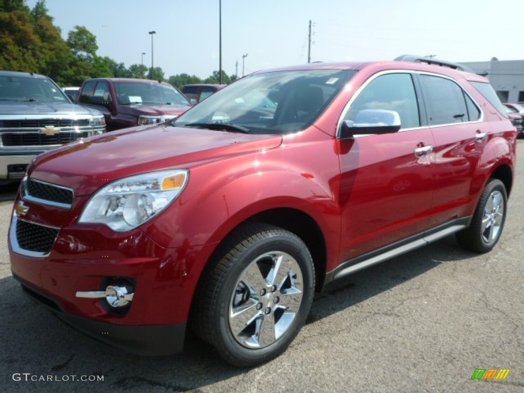 2015 Equinox LT AWD - Crystal Red Tintcoat / Jet Black photo #1