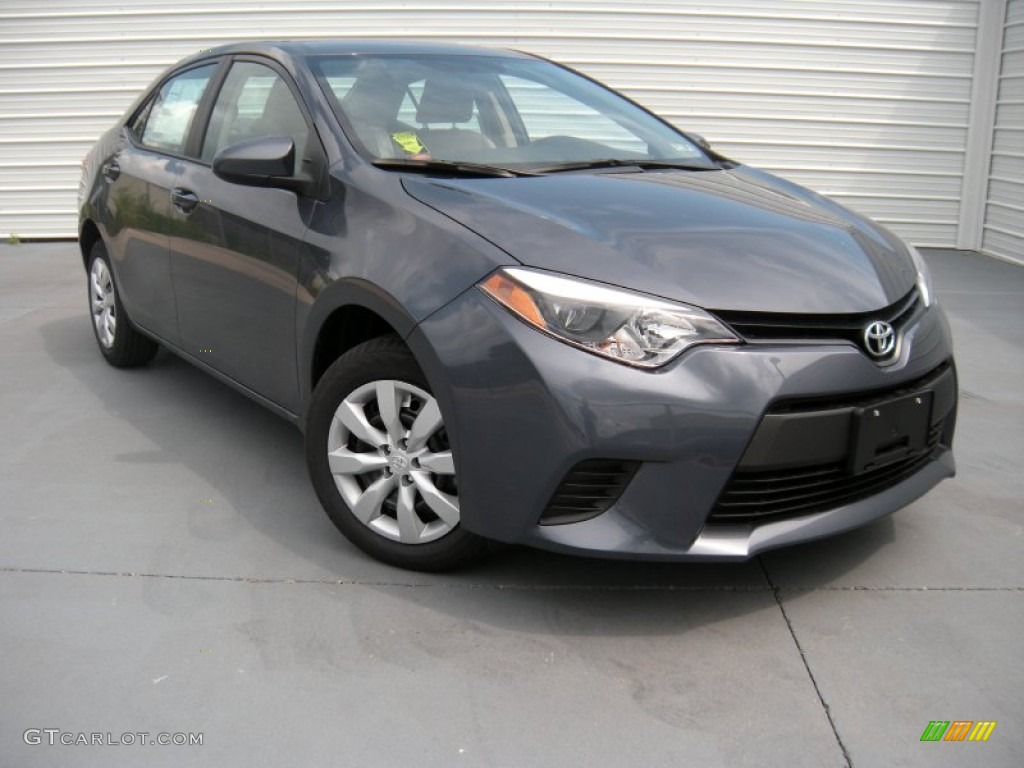 Slate Metallic 2014 Toyota Corolla LE Exterior Photo #96026726