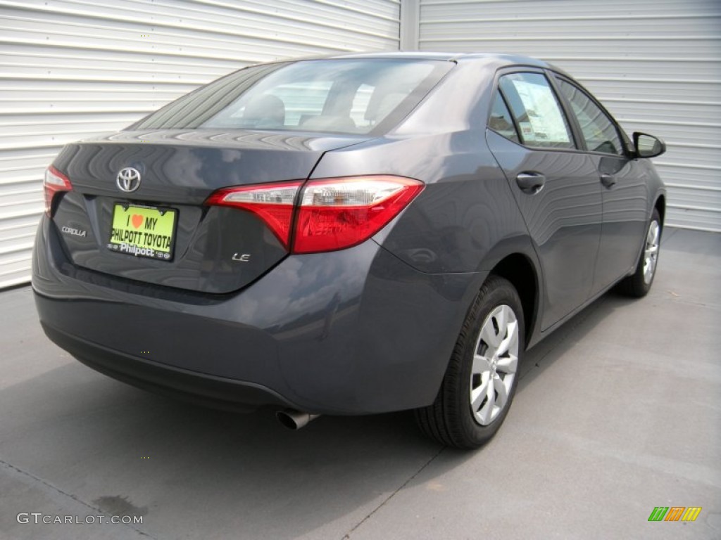 2014 Corolla LE - Slate Metallic / Ivory photo #4